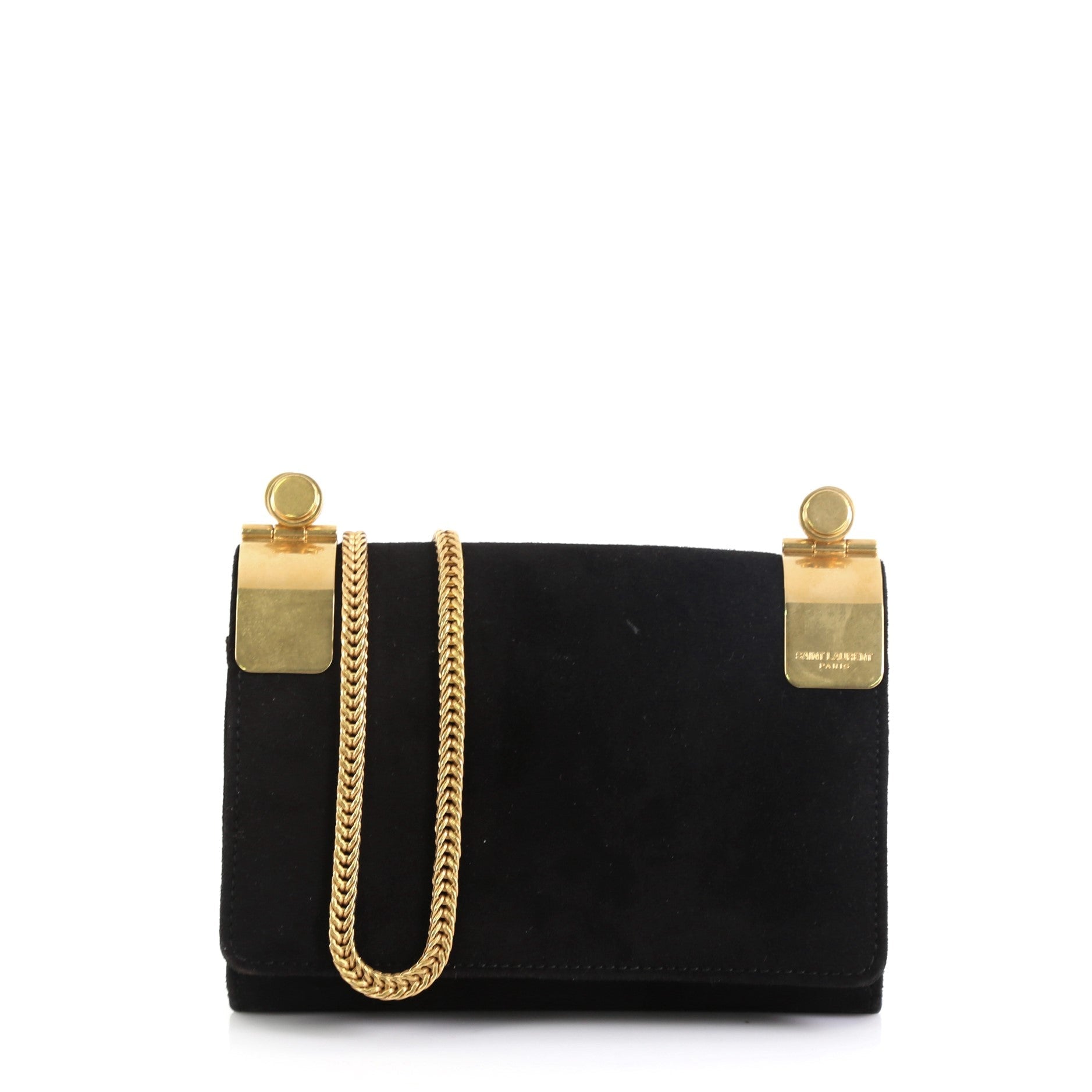 Flap Crossbody Bag Suede Mini