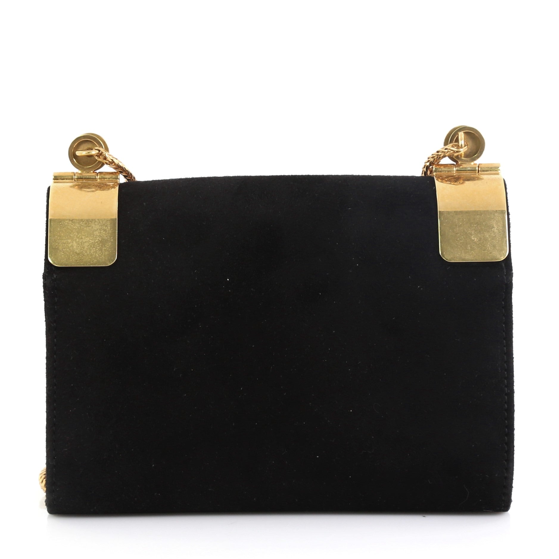 Flap Crossbody Bag Suede Mini