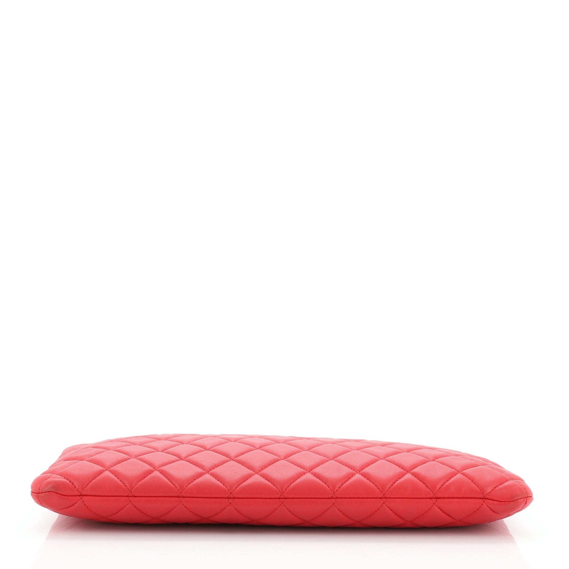 O Case Clutch Quilted Lambskin Large