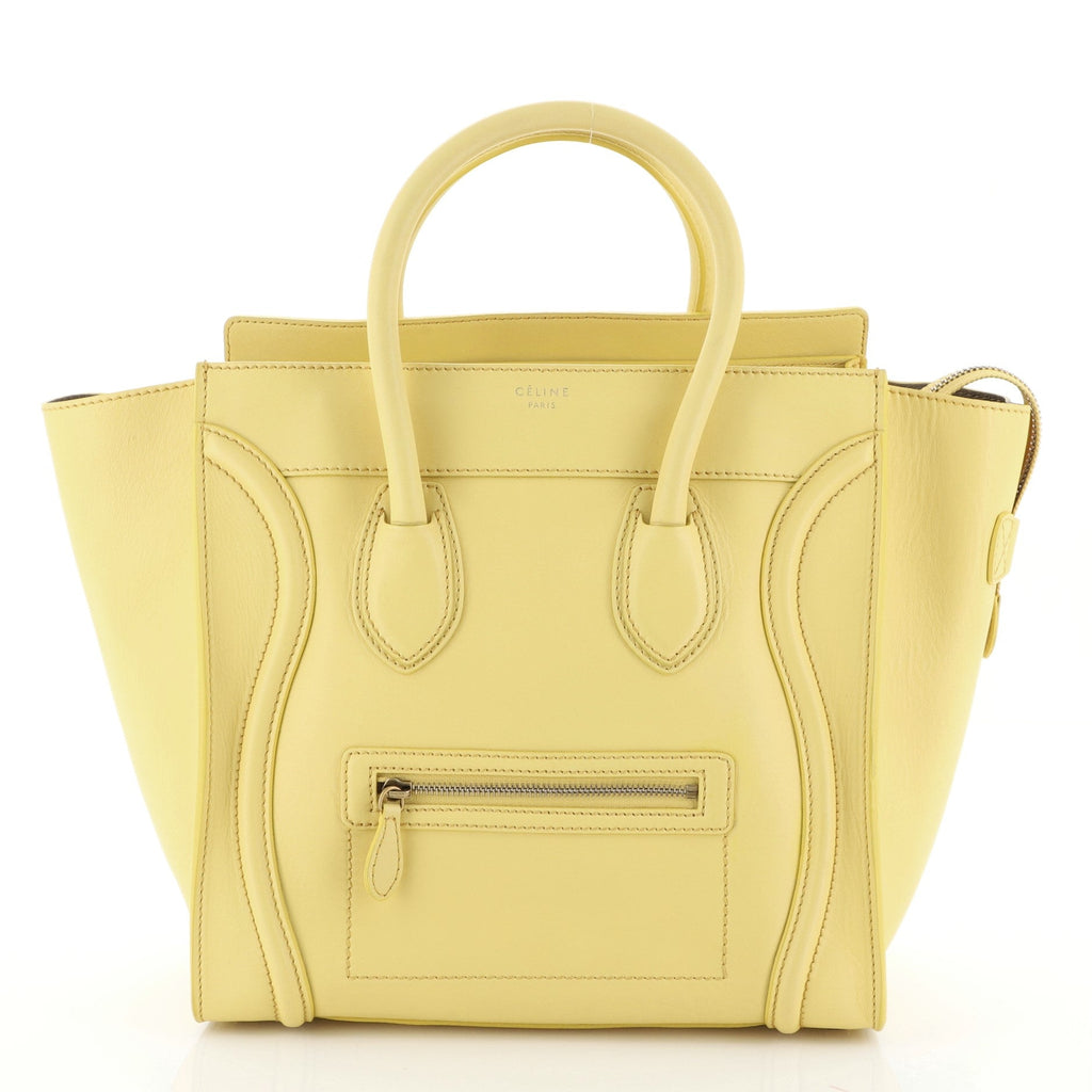 Luggage Handbag Smooth Leather Mini