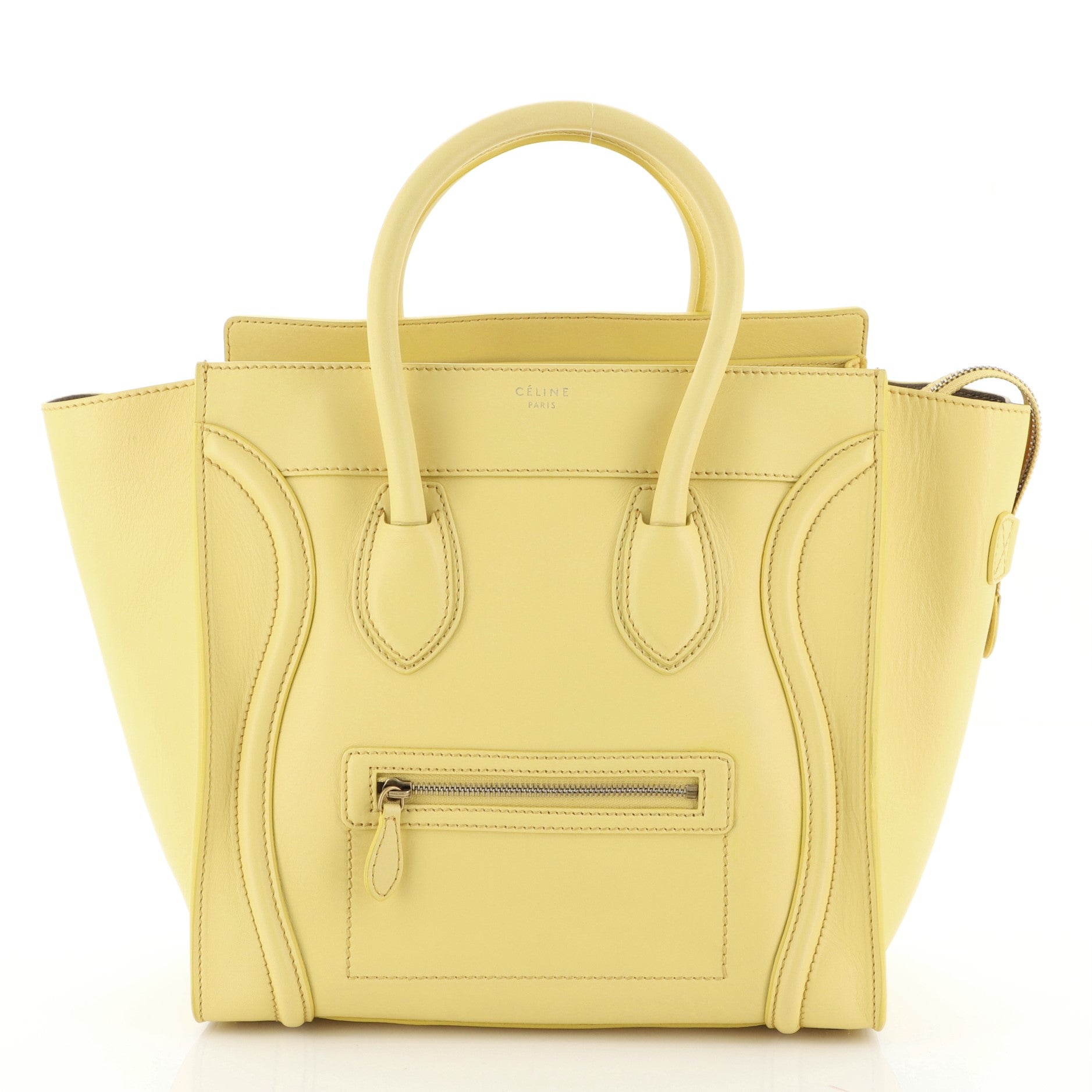 Luggage Handbag Smooth Leather Mini