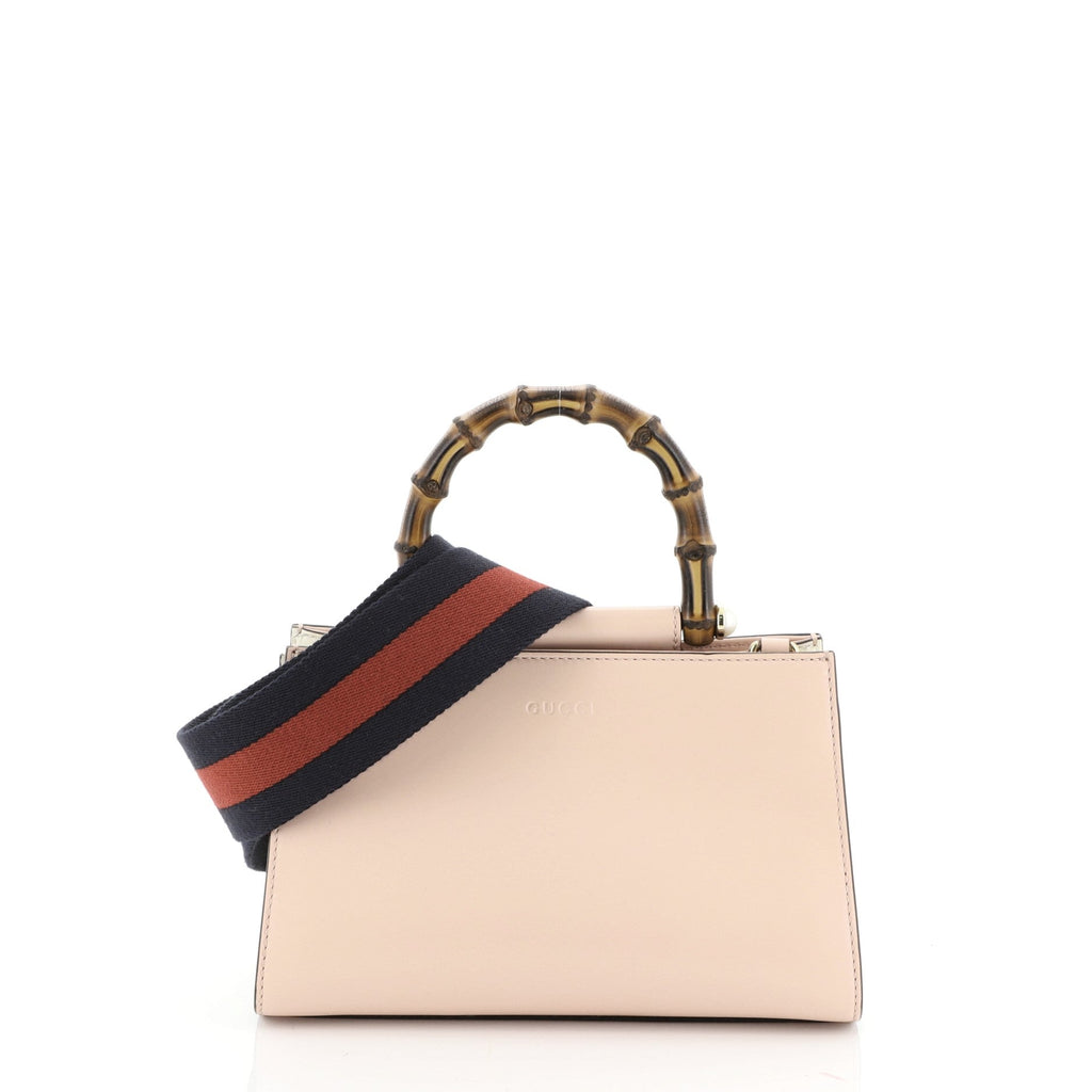 Nymphaea Top Handle Bag Leather Mini