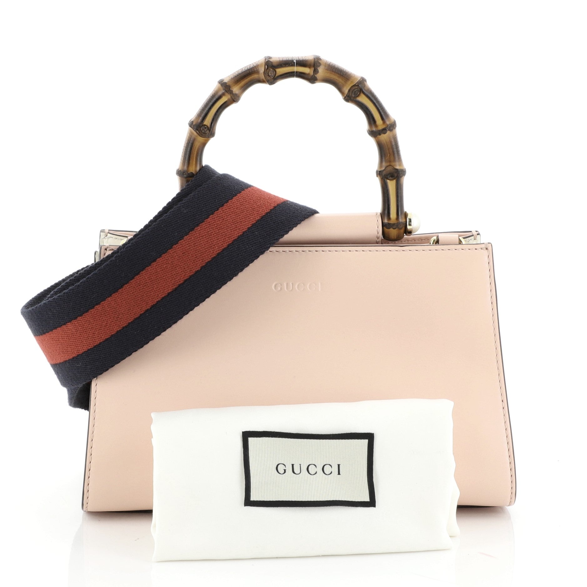 Nymphaea Top Handle Bag Leather Mini