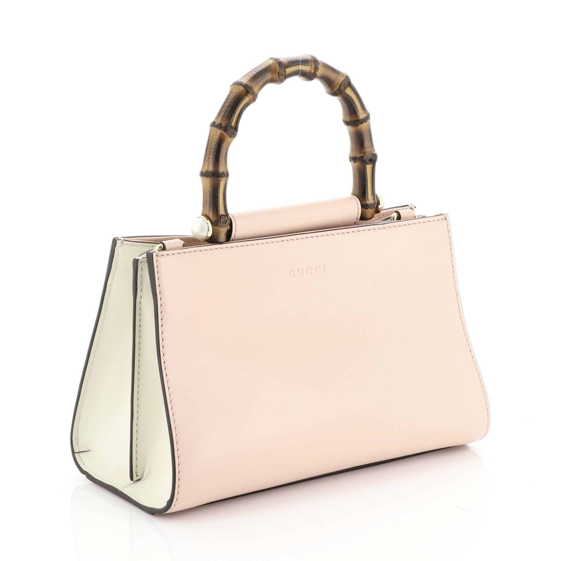 Nymphaea Top Handle Bag Leather Mini