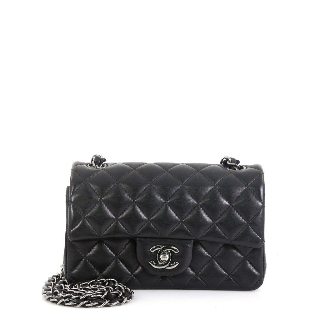 Classic Single Flap Bag Quilted Lambskin Mini
