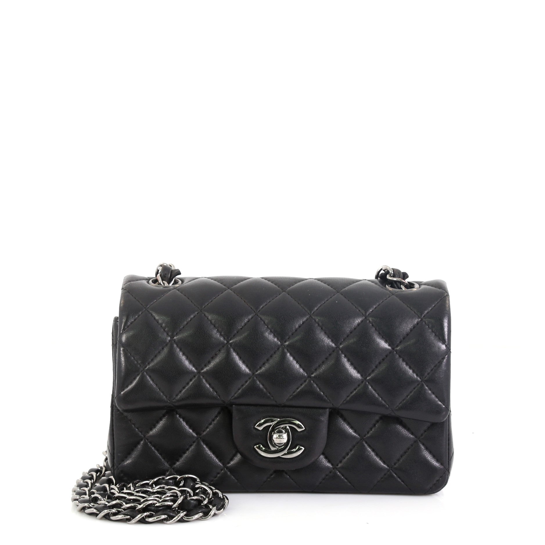 Classic Single Flap Bag Quilted Lambskin Mini