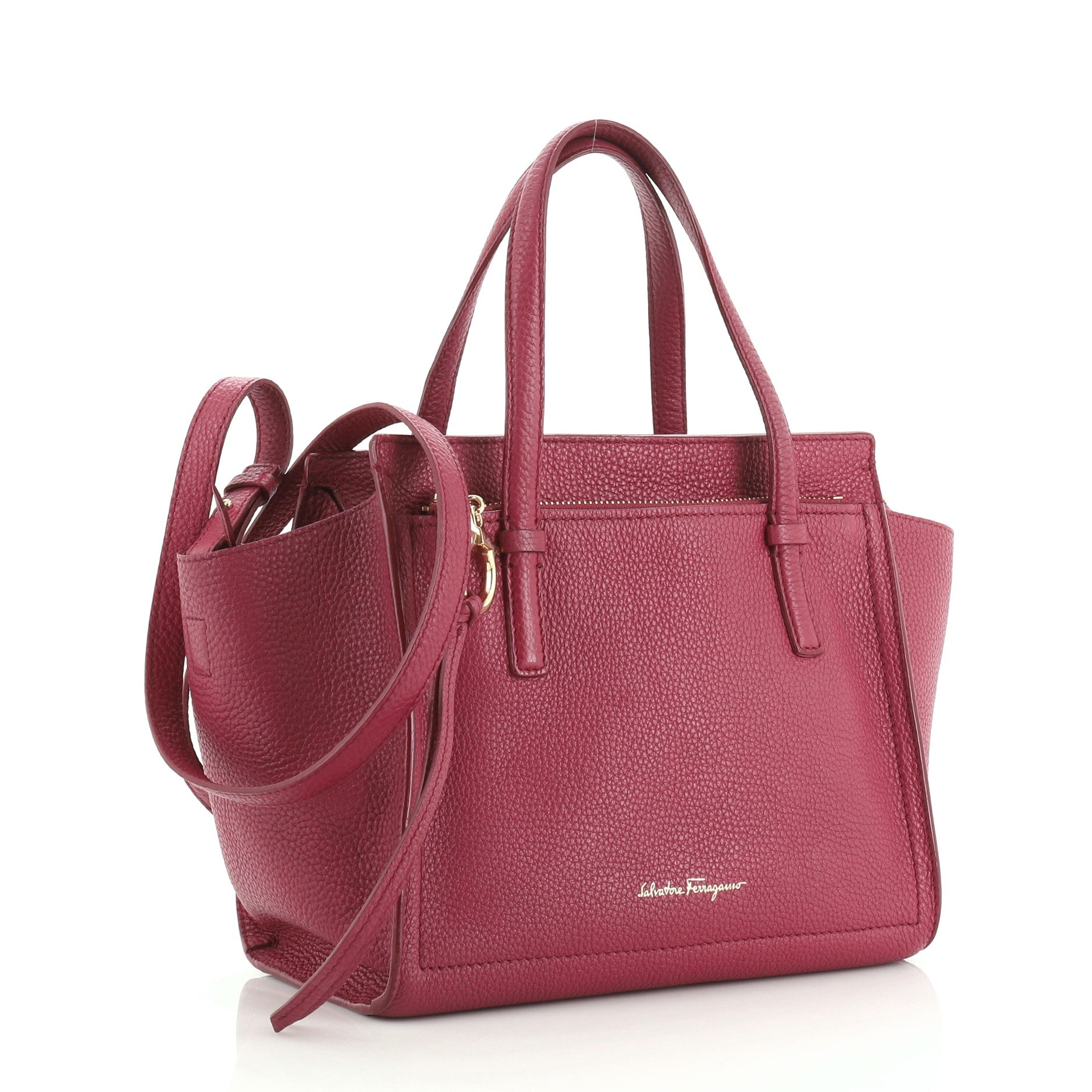 Amy Tote Pebbled Leather Mini