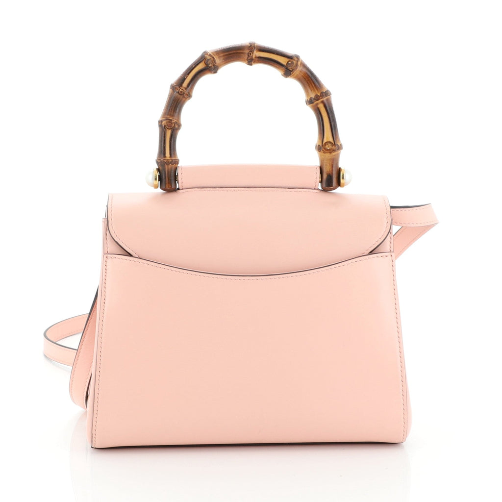 Pearly Peony Satchel Leather Mini