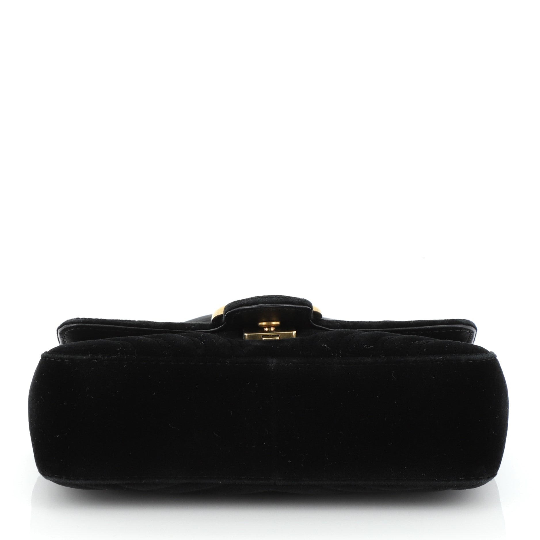 GG Marmont Flap Bag Matelasse Velvet Mini