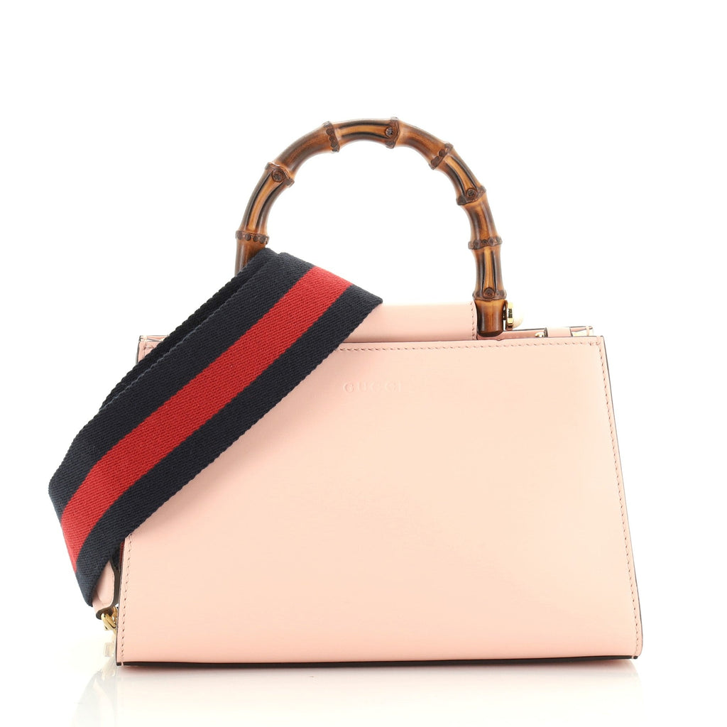 Nymphaea Top Handle Bag Leather Mini