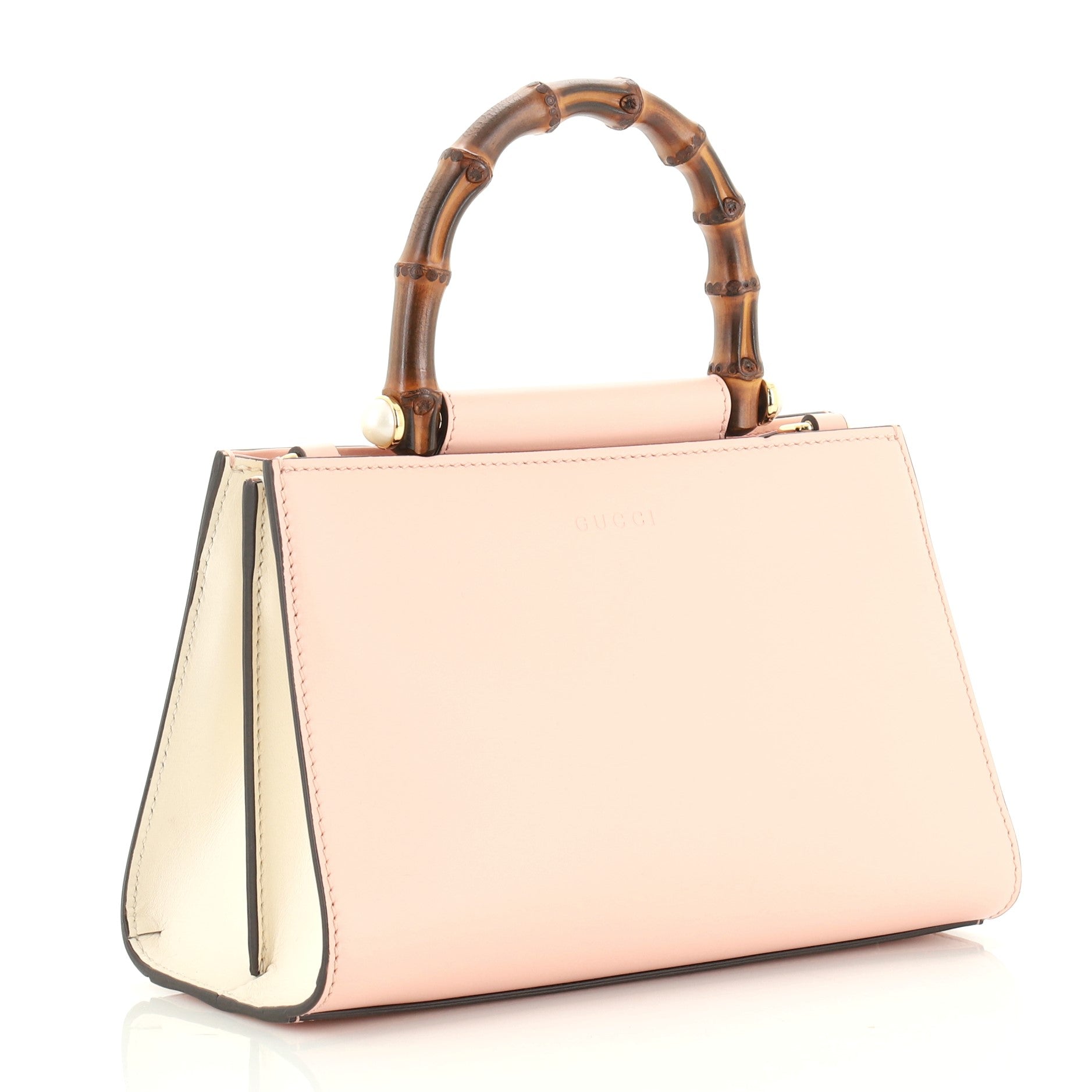Nymphaea Top Handle Bag Leather Mini