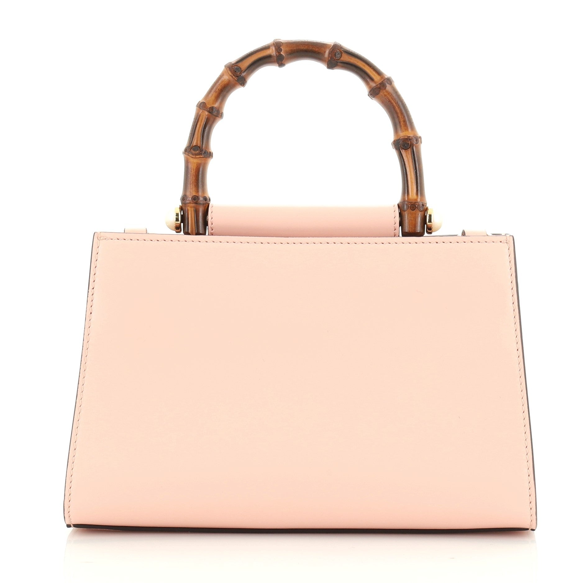 Nymphaea Top Handle Bag Leather Mini