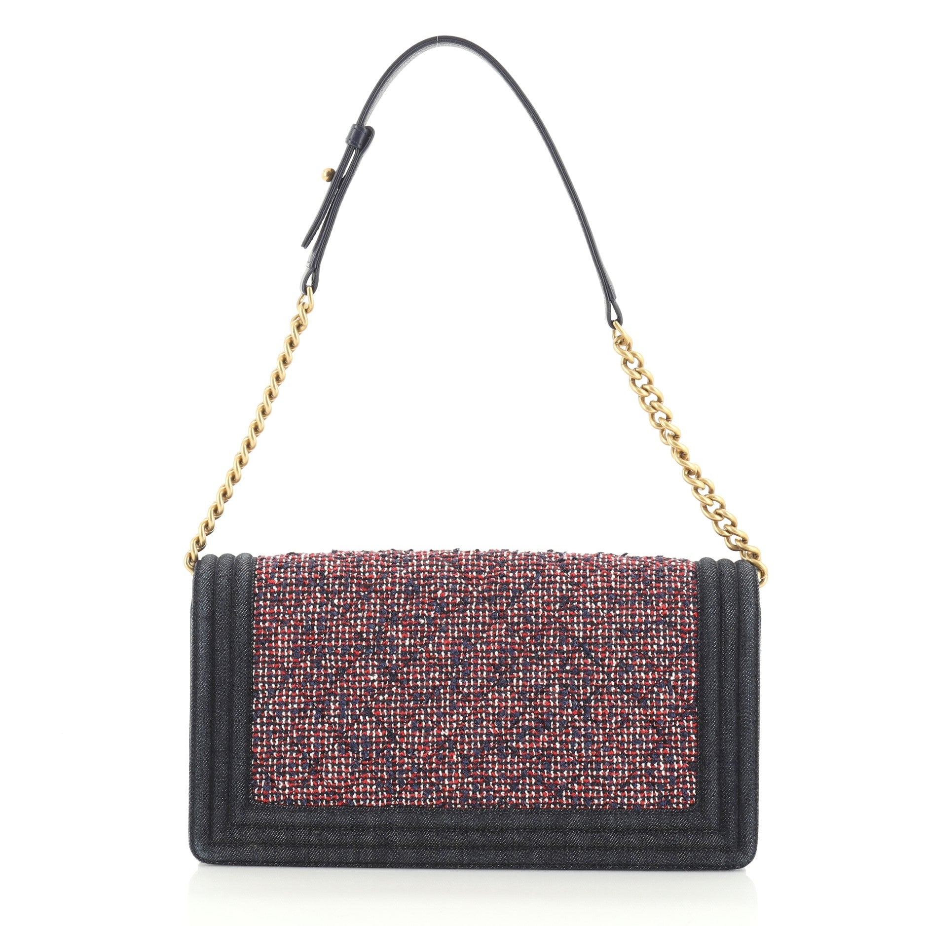 Boy Clutch Shoulder Bag Tweed Medium
