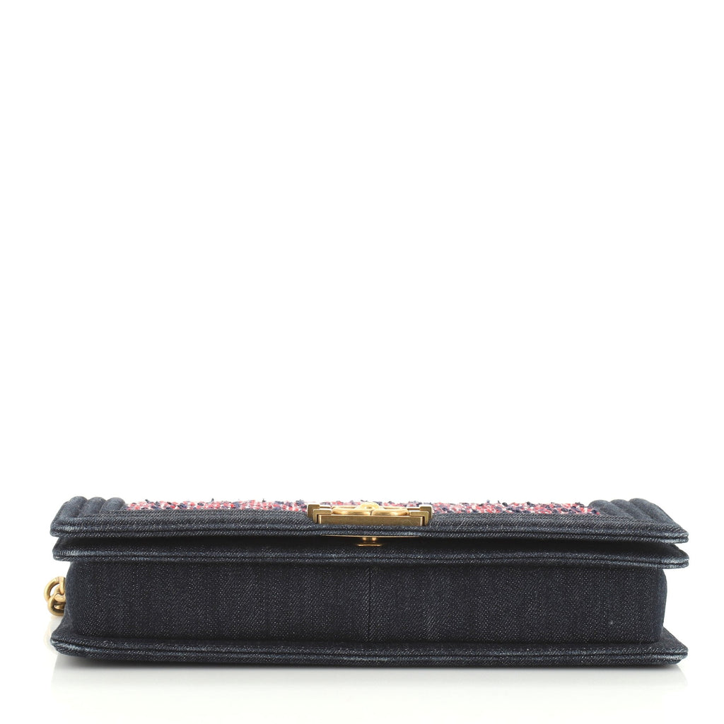 Boy Clutch Shoulder Bag Tweed Medium
