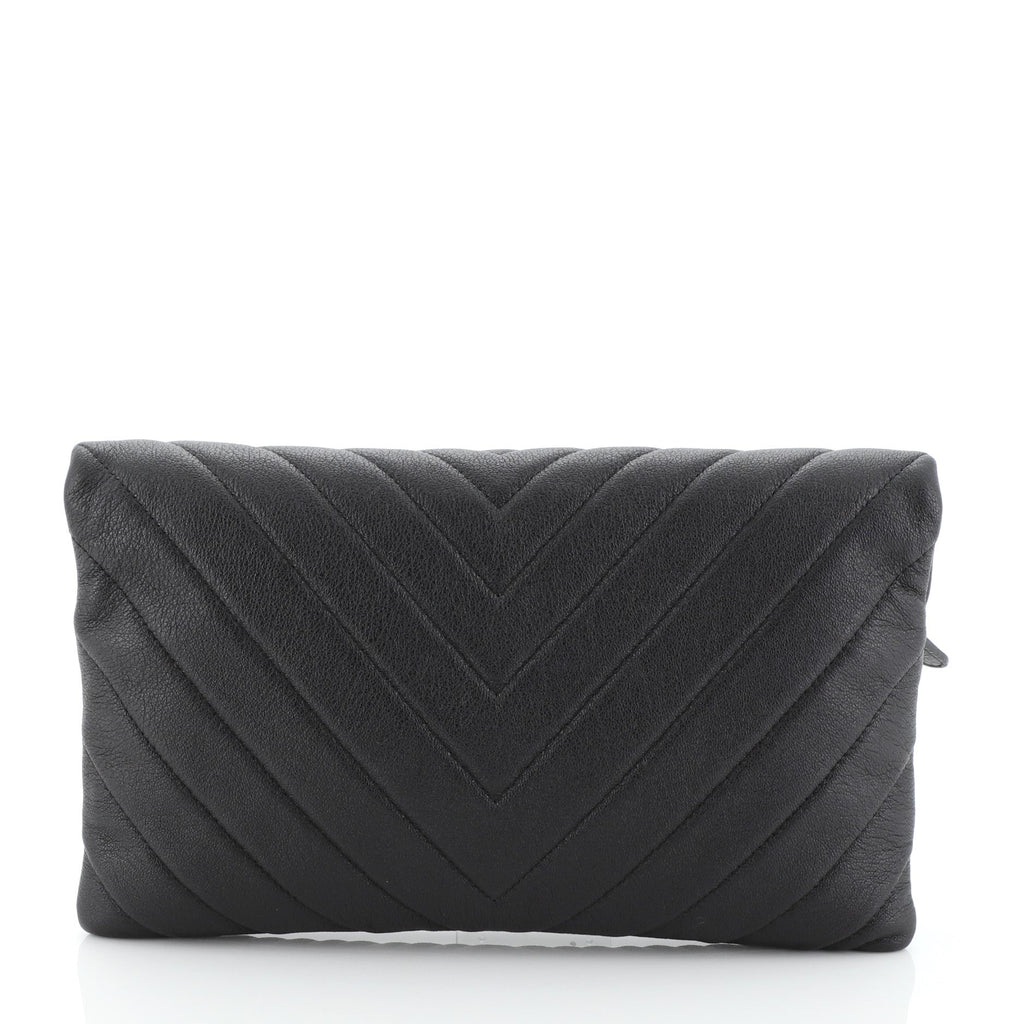 Beauty CC Clutch Chevron Calfskin