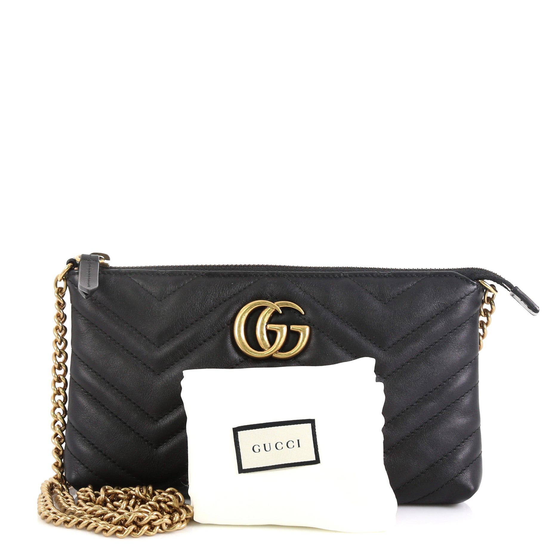 GG Marmont Chain Shoulder Bag Matelasse Leather Mini