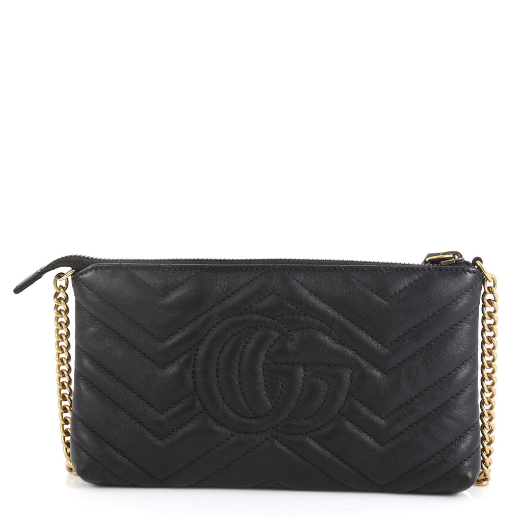GG Marmont Chain Shoulder Bag Matelasse Leather Mini