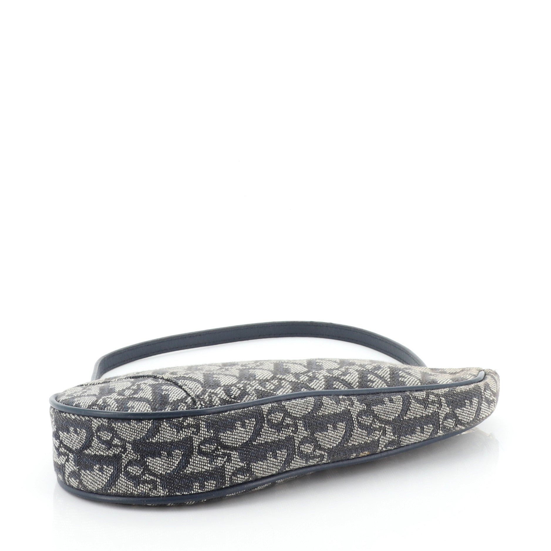 Vintage Saddle Bag Diorissimo Canvas Mini