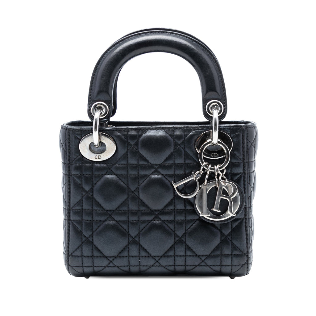 Lady Dior Chain Bag Cannage Quilt Lambskin Mini