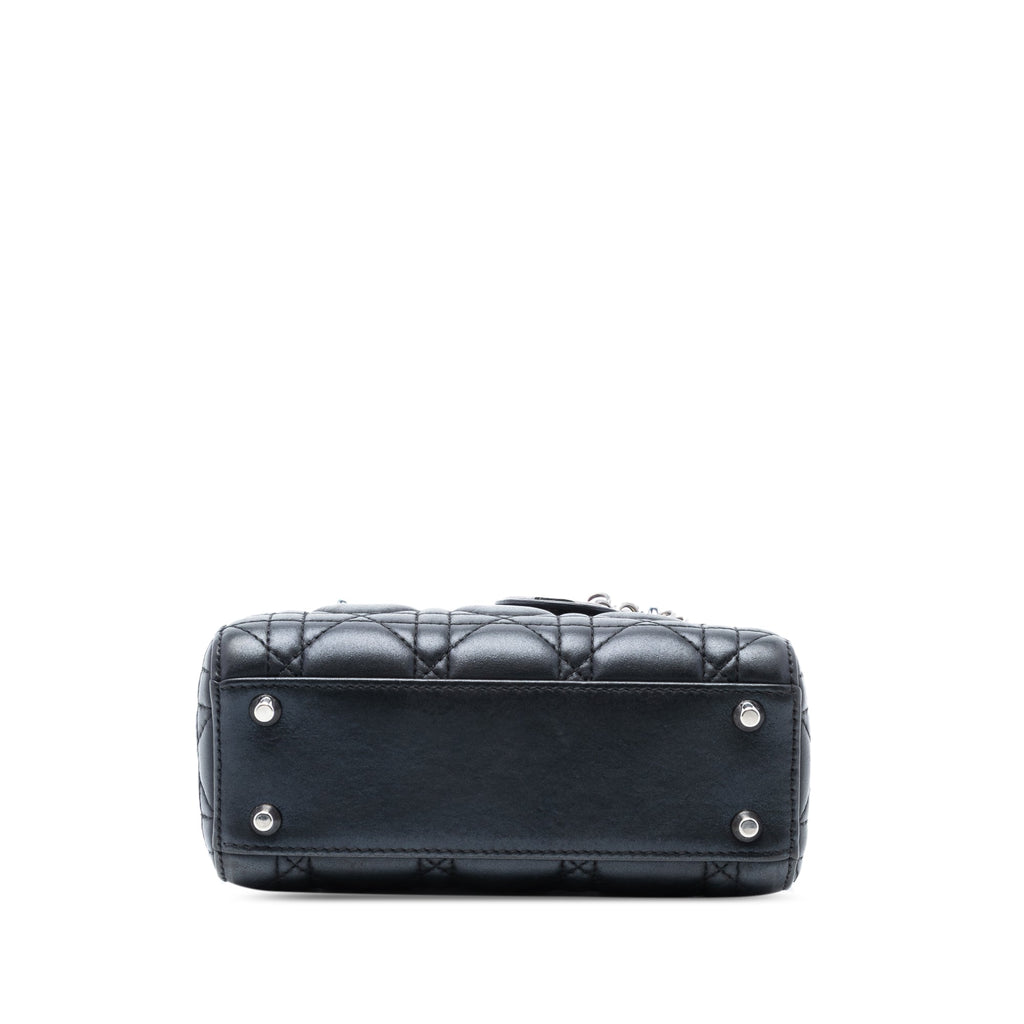 Lady Dior Chain Bag Cannage Quilt Lambskin Mini