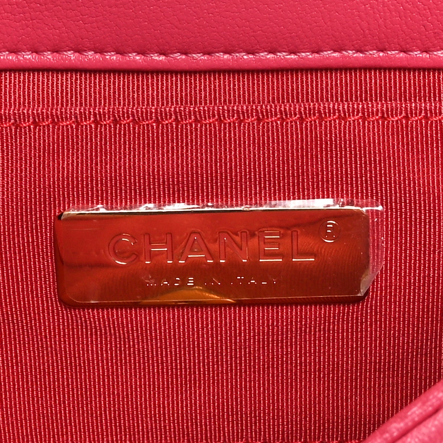 Lambskin Quilted Chanel 19 Waist Bag Pink