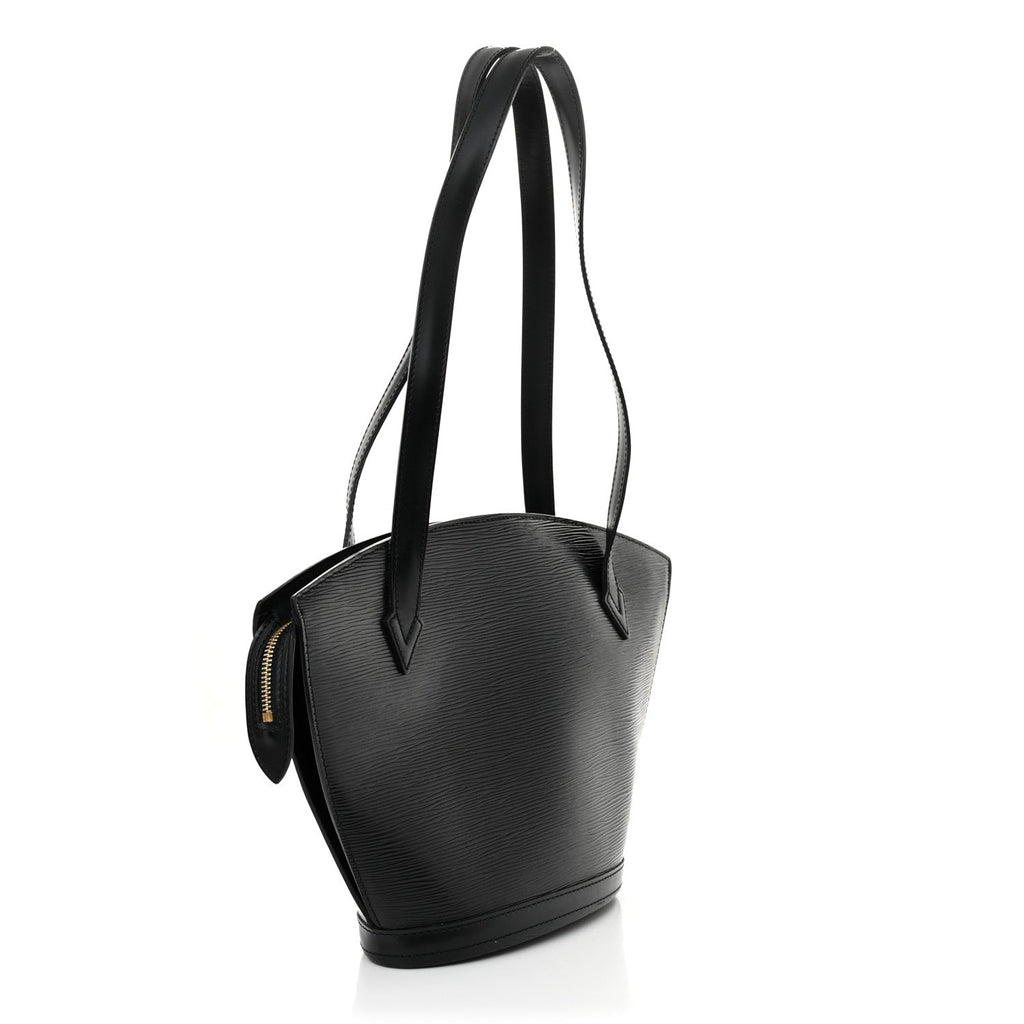 Epi Saint Jacques PM Long Straps Black