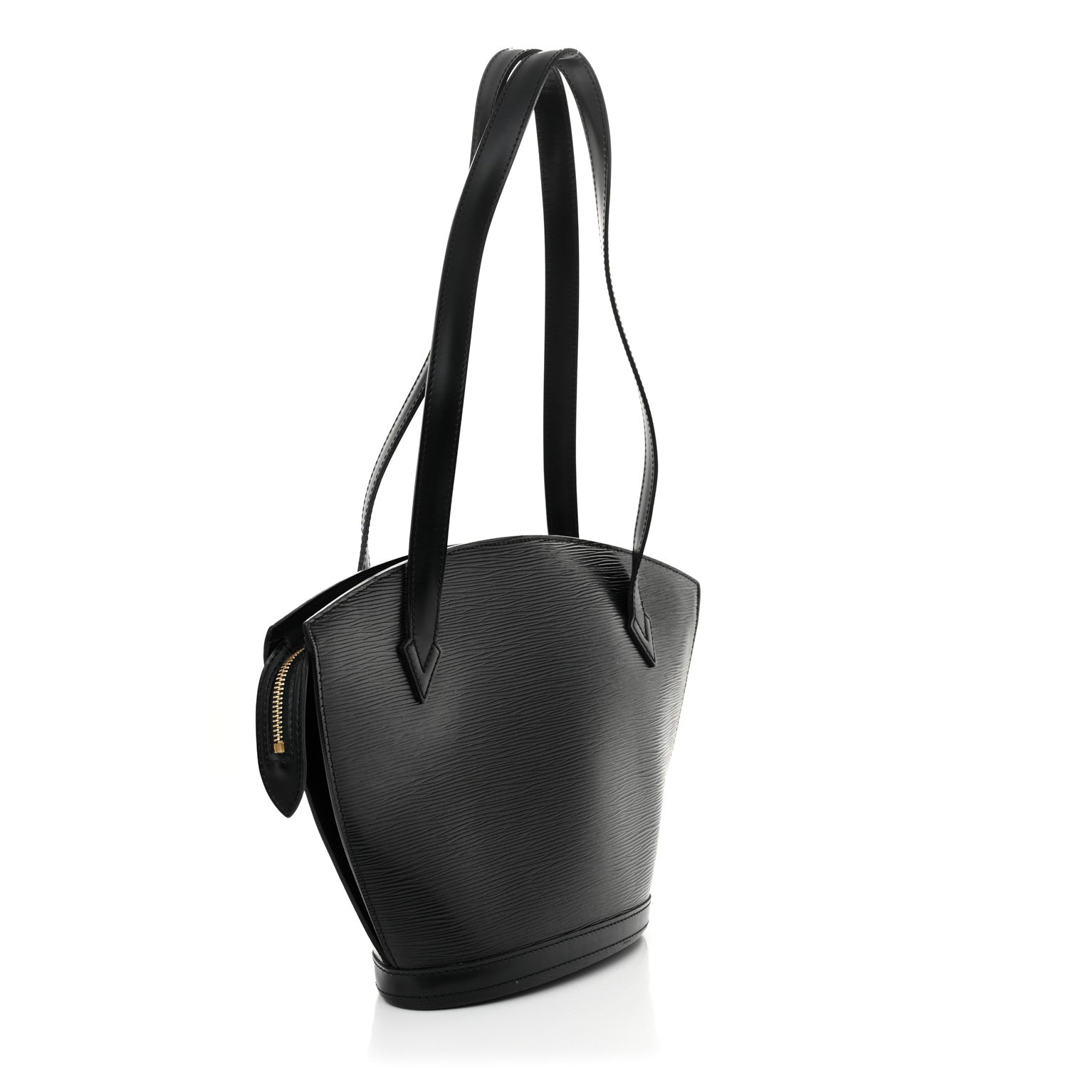 Epi Saint Jacques PM Long Straps Black
