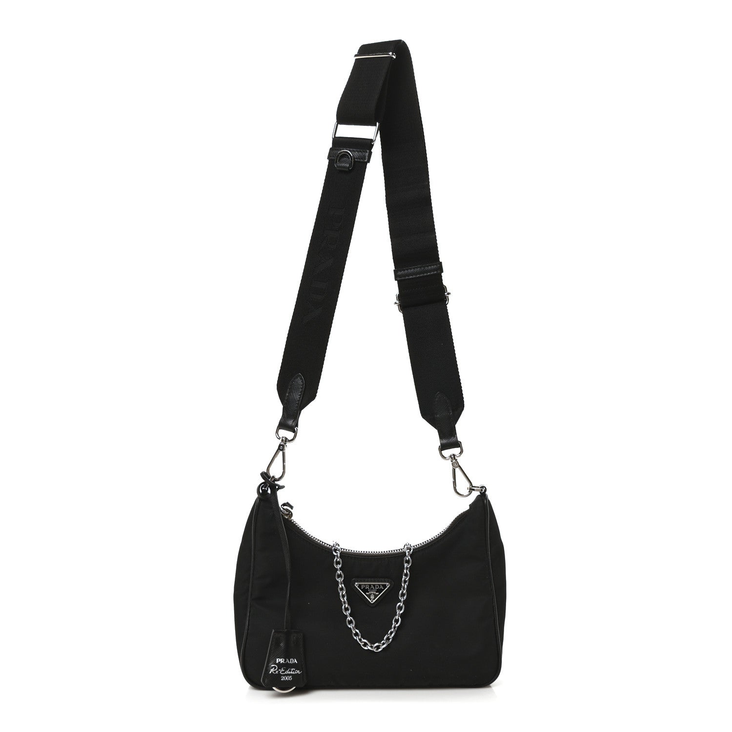 Nylon Re-Edition 2005 Shoulder Bag Black
