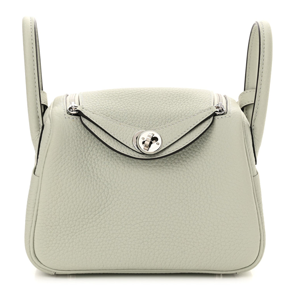 Taurillon Clemence Mini Lindy 20 Gris Neve