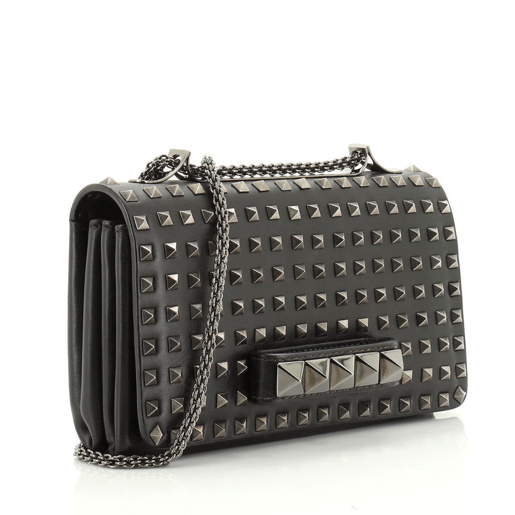 Va Va Voom Clutch Full Studded Leather Medium