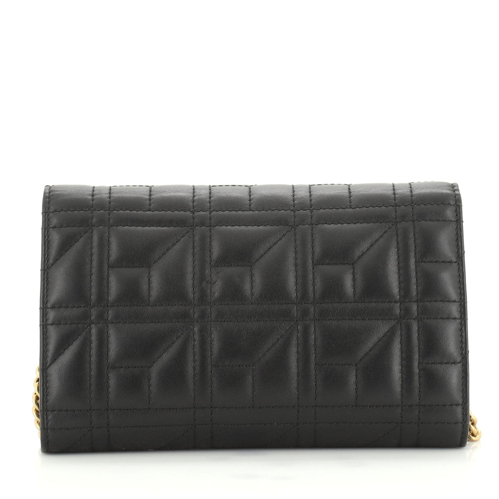 Pearly GG Marmont Chain Wallet Matelasse Leather Mini