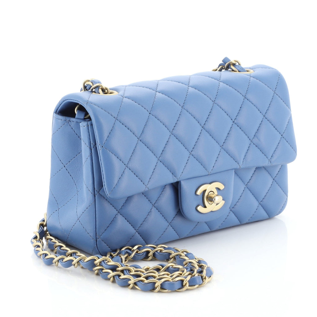 Classic Single Flap Bag Quilted Lambskin Mini
