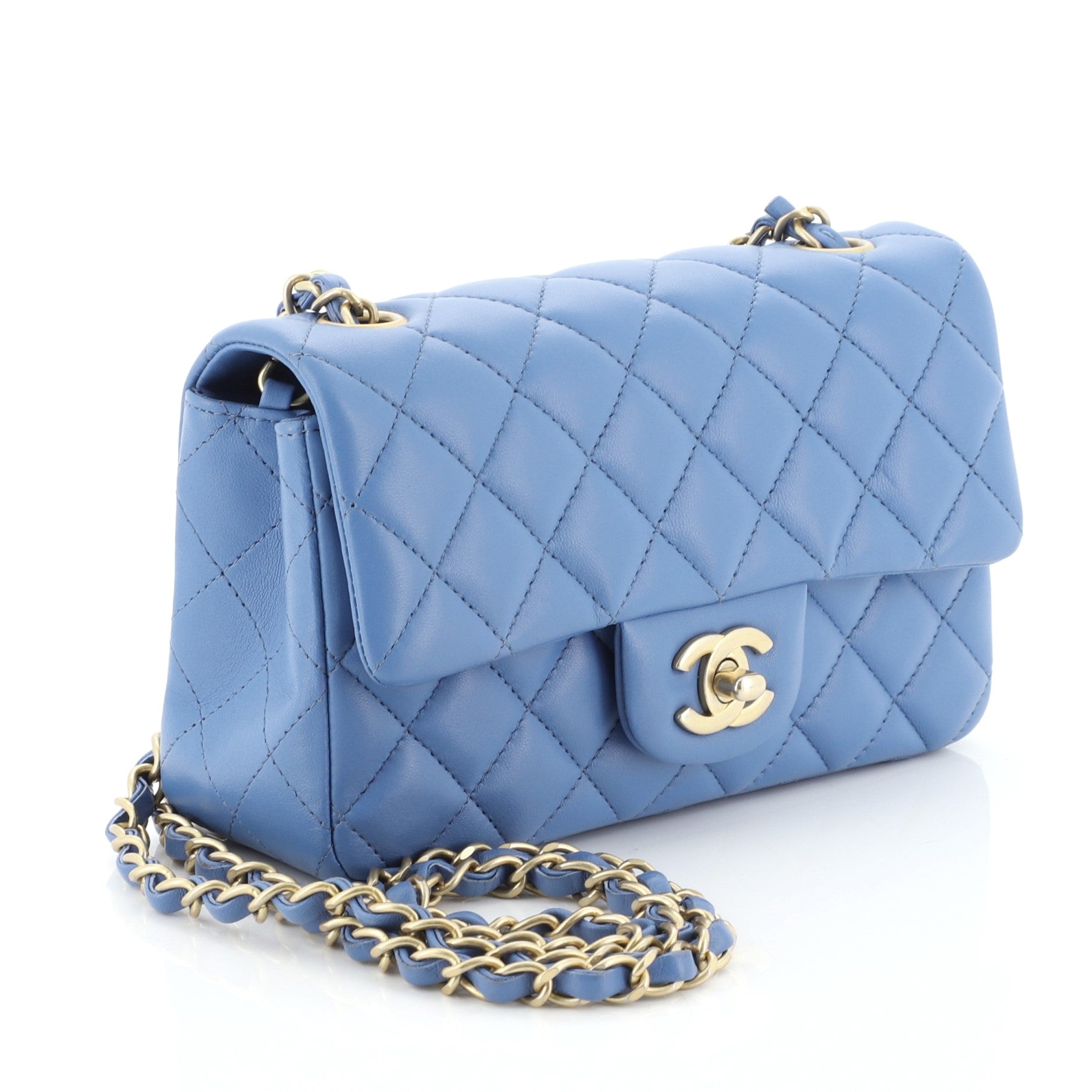 Classic Single Flap Bag Quilted Lambskin Mini
