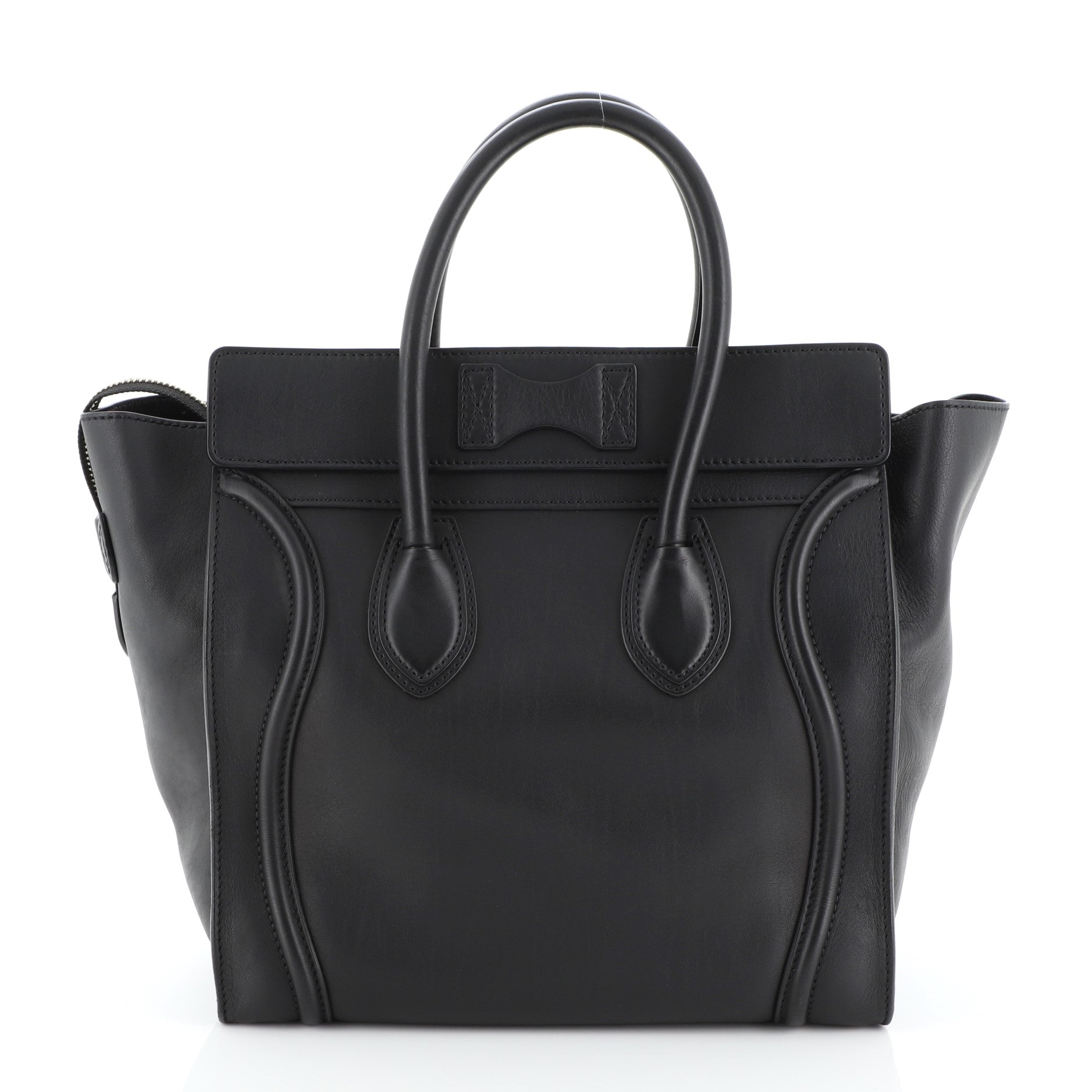 Luggage Handbag Smooth Leather Mini