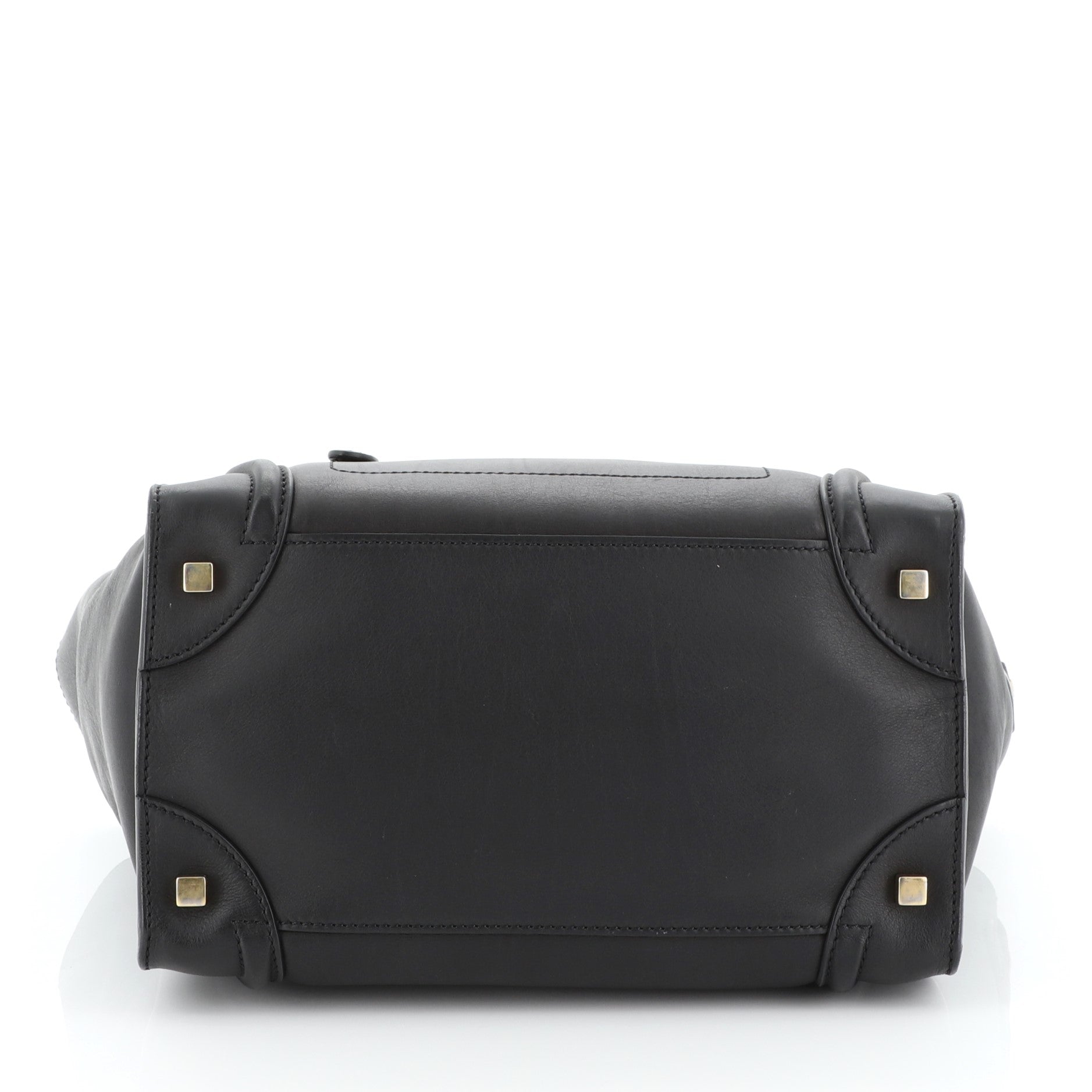 Luggage Handbag Smooth Leather Mini
