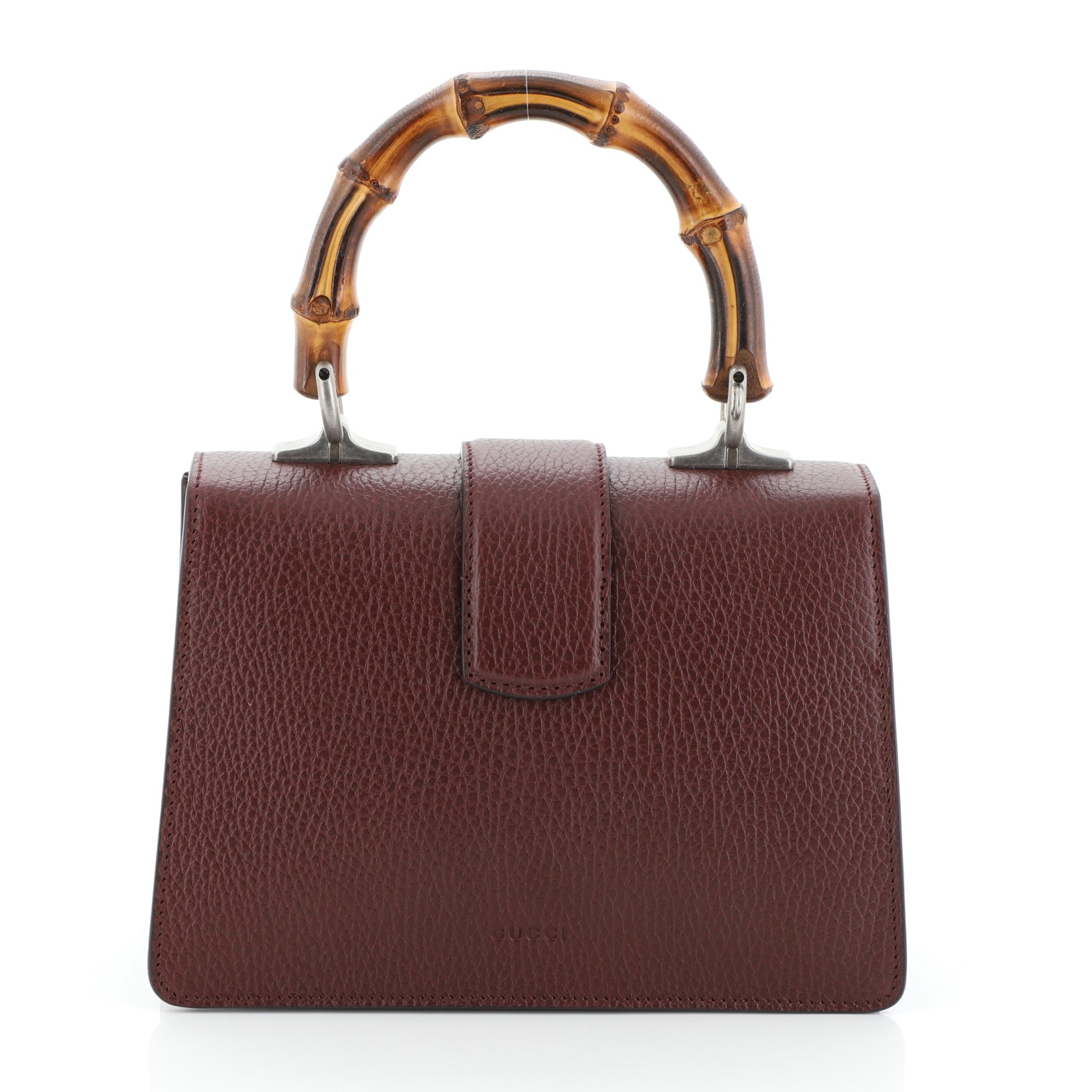 Dionysus Bamboo Top Handle Bag Leather Mini