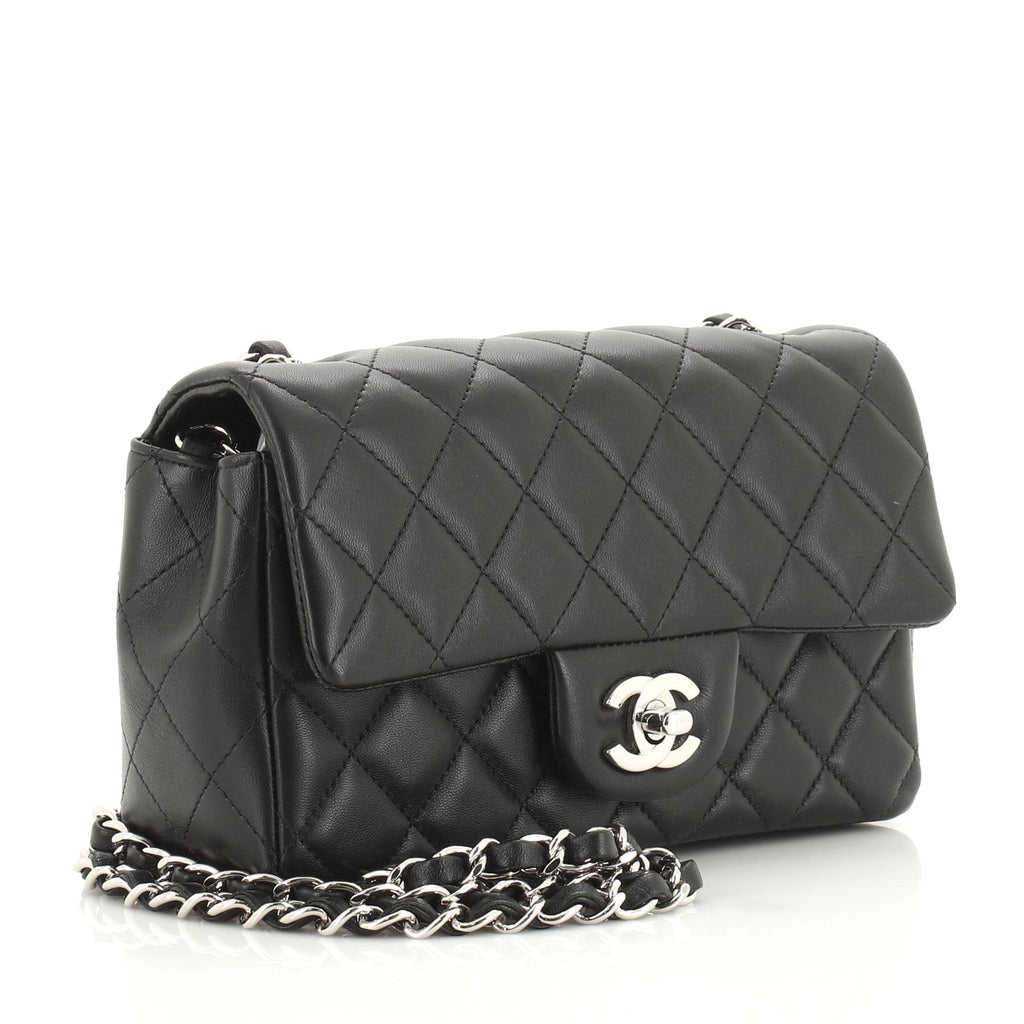 Classic Single Flap Bag Quilted Lambskin Mini