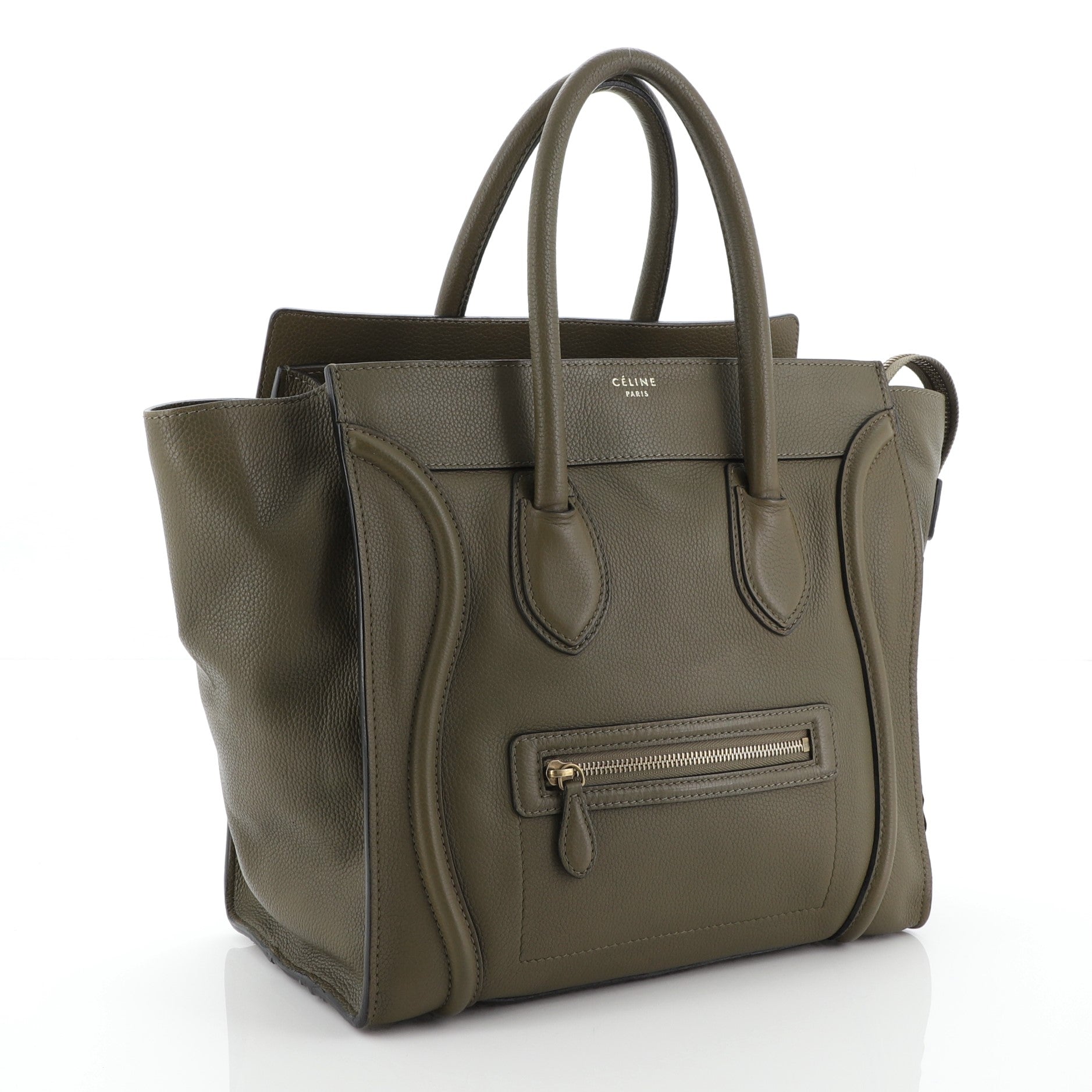 Luggage Bag Grainy Leather Mini