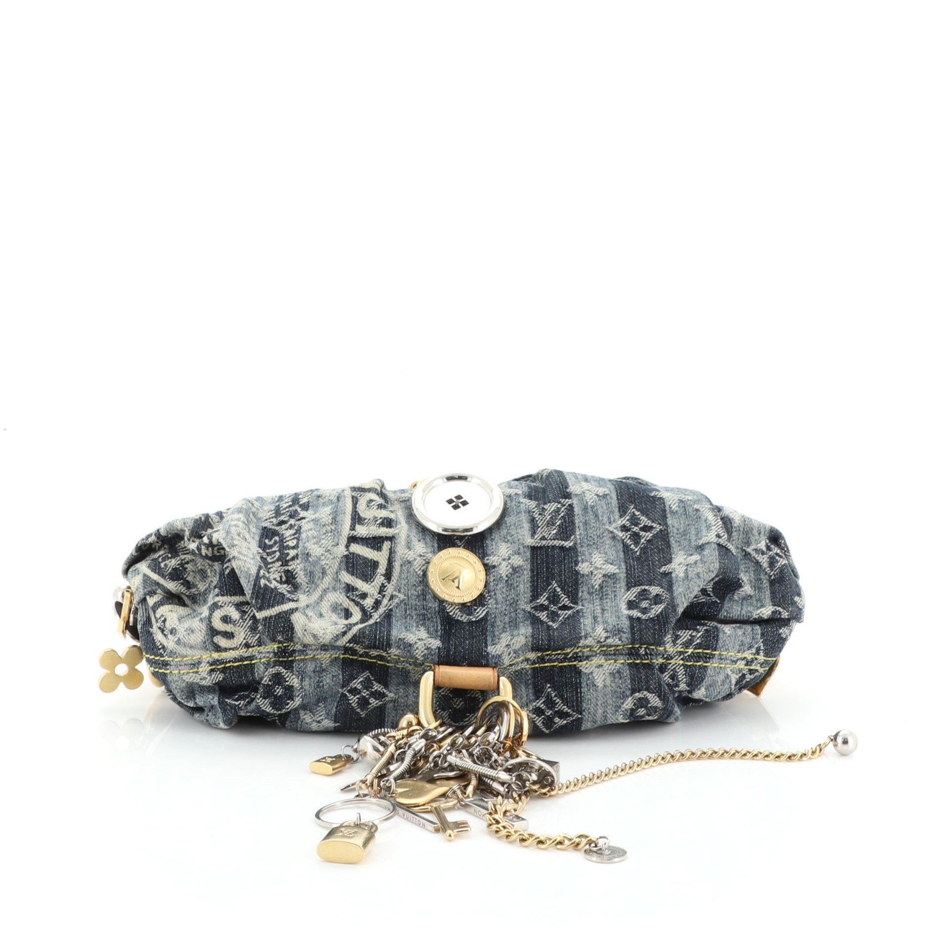Custom Pleaty Raye Handbag Limited Edition Denim Mini