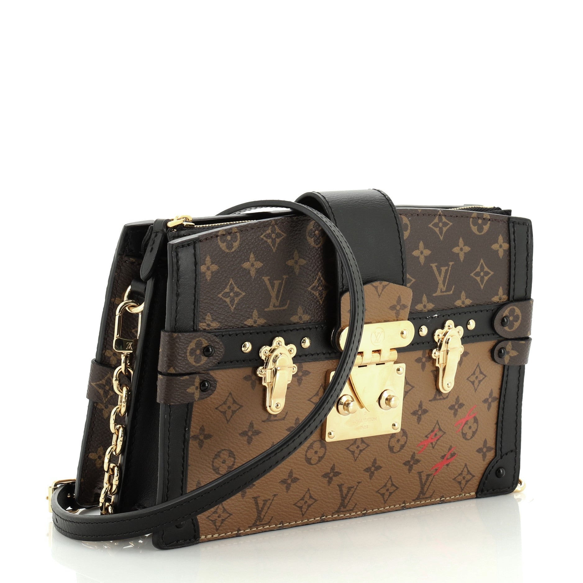 Trunk Clutch Reverse Monogram Canvas