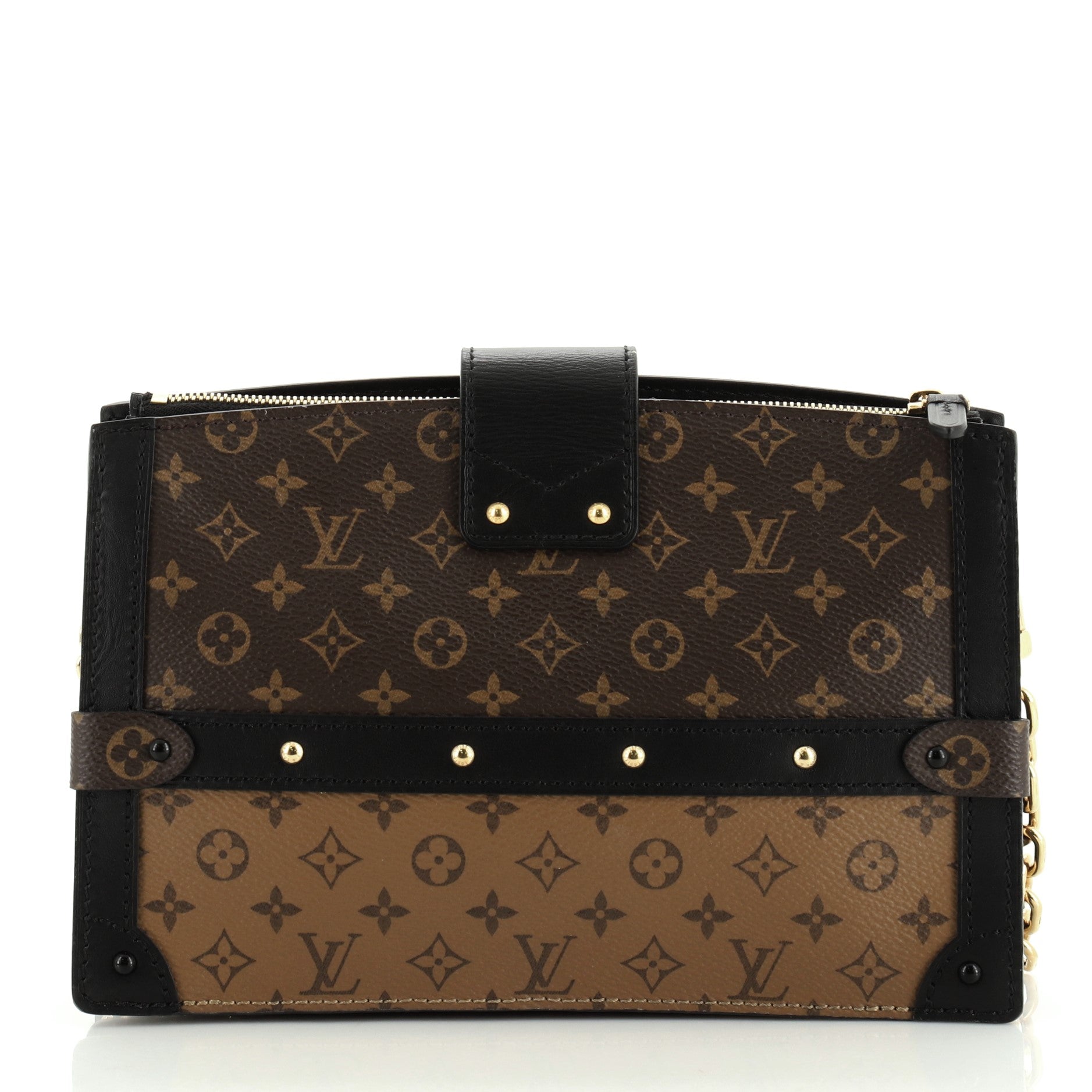 Trunk Clutch Reverse Monogram Canvas