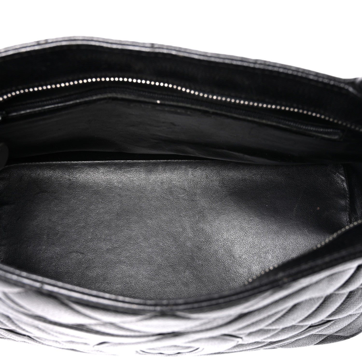 Caviar Quilted Medallion Tote Black