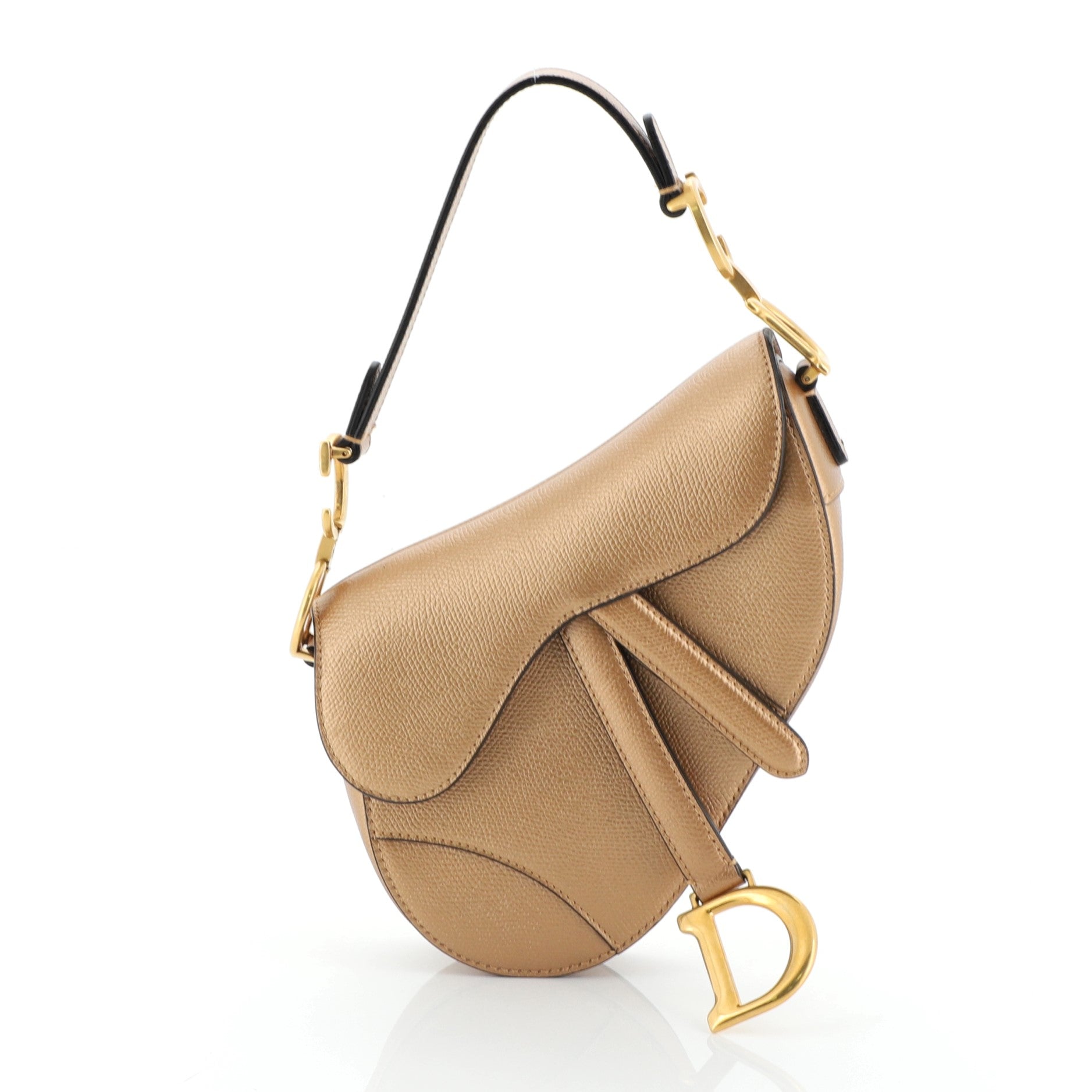 Saddle Handbag Leather Mini