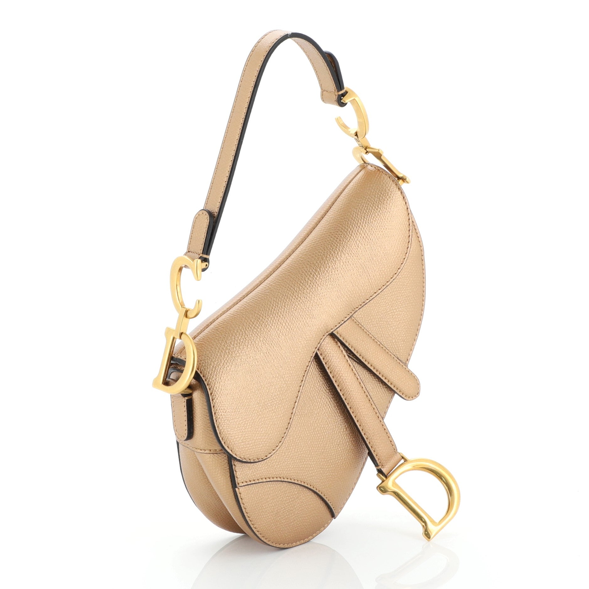 Saddle Handbag Leather Mini