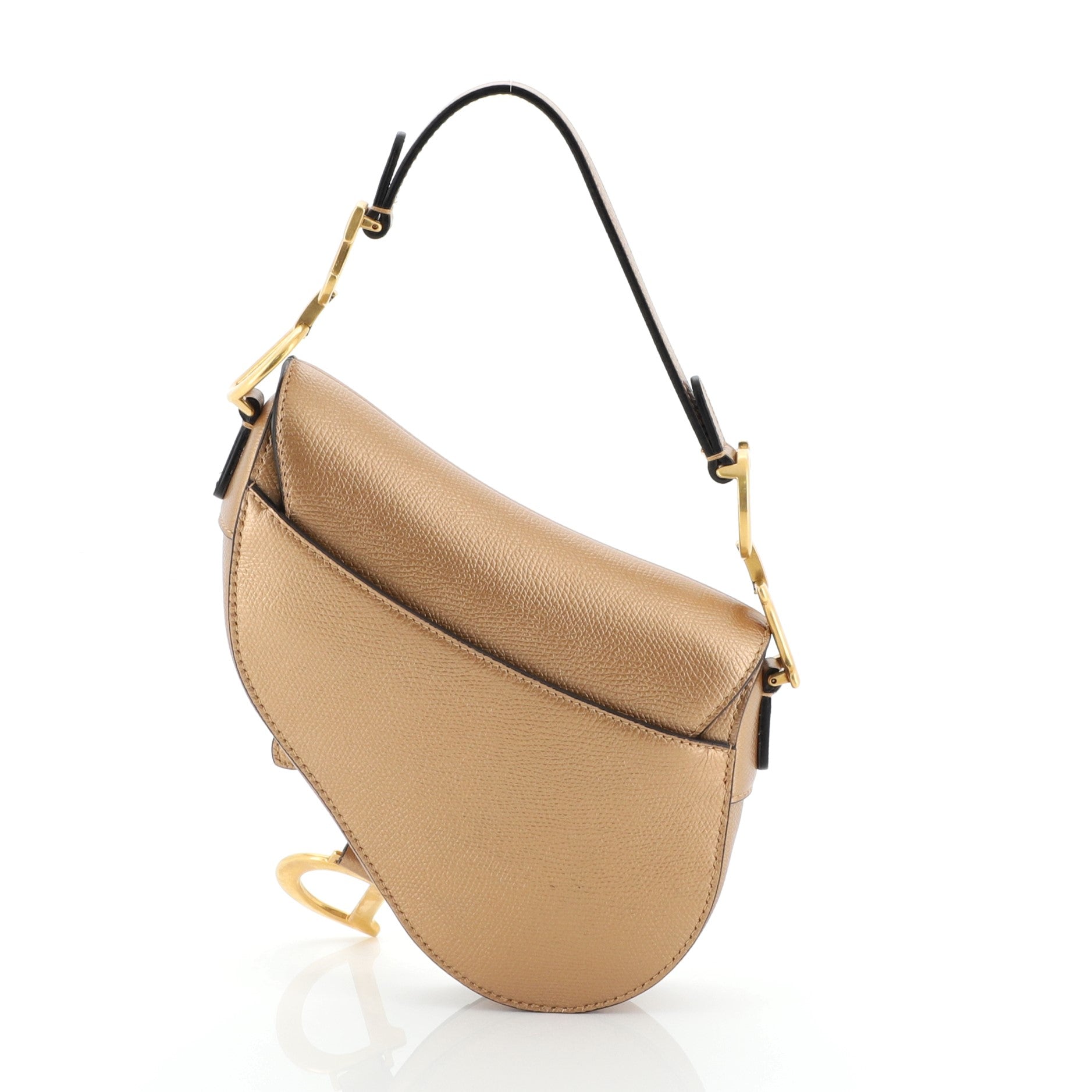 Saddle Handbag Leather Mini