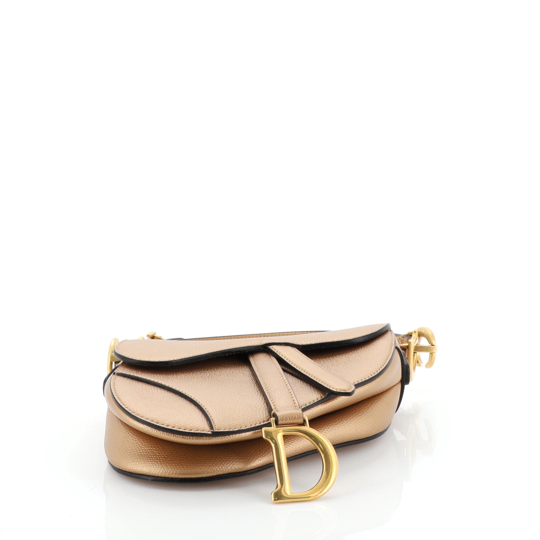 Saddle Handbag Leather Mini