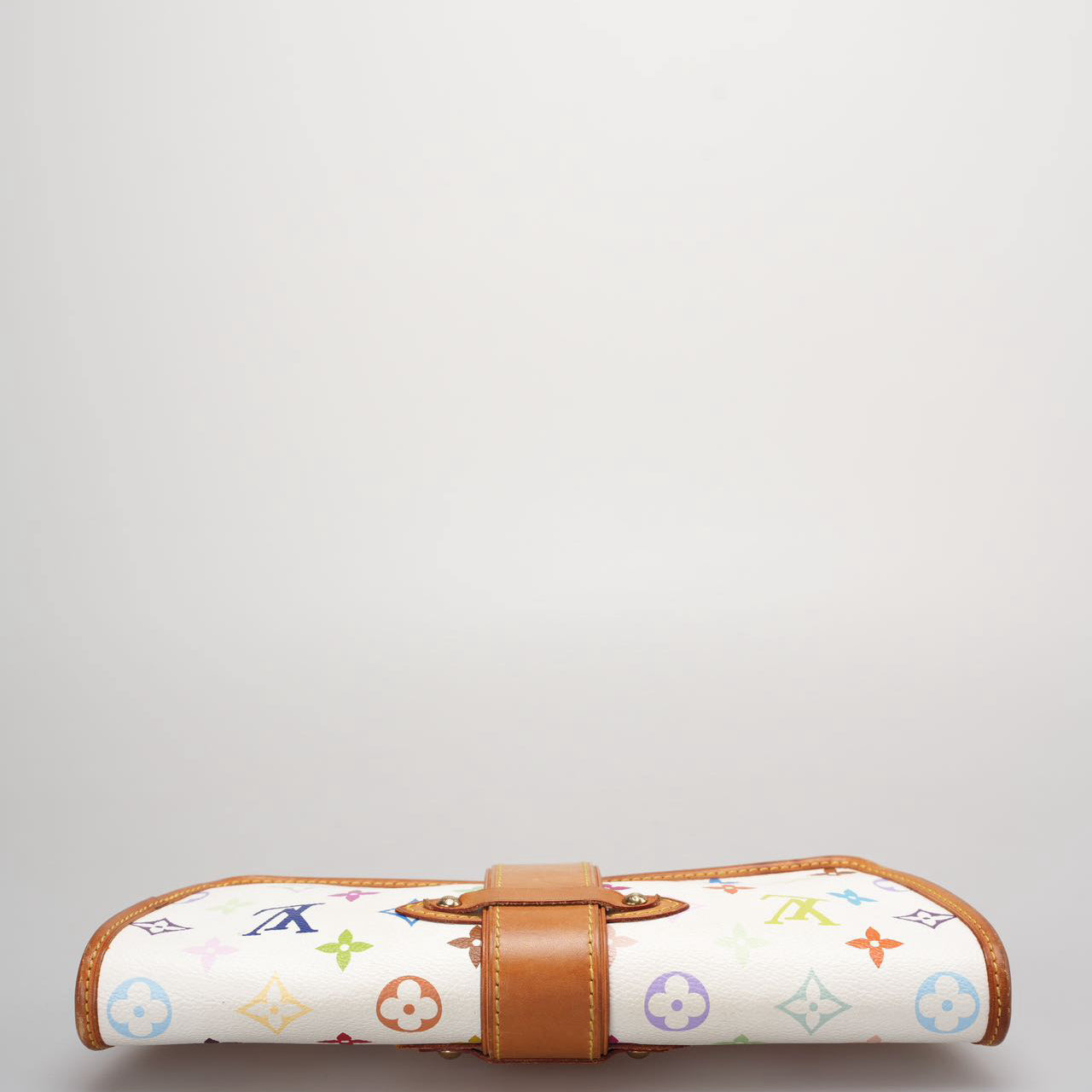 Louis Vuitton White Monogram Multicolor Shirley Pochette Bag