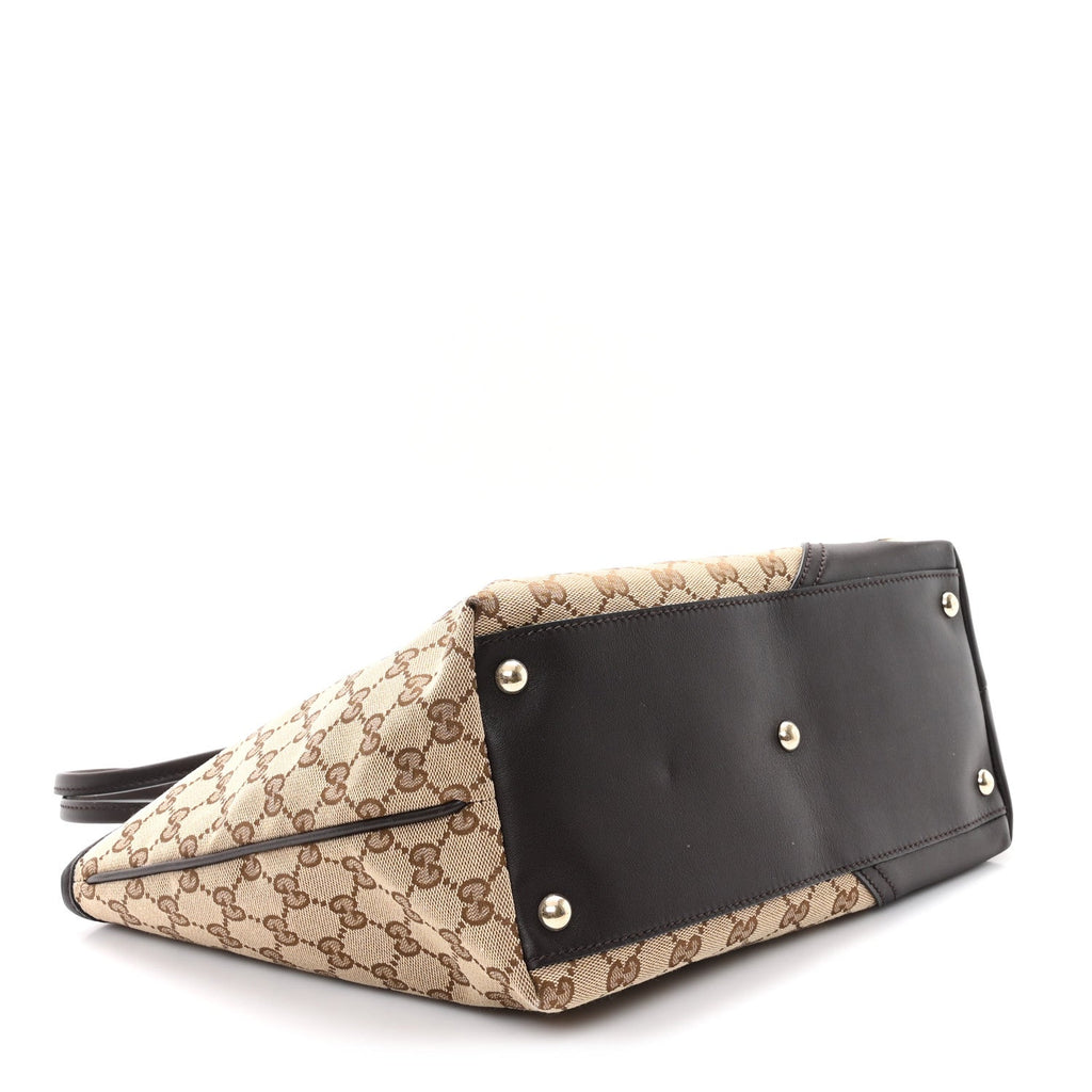 Monogram Medium New Britt Tote Brown