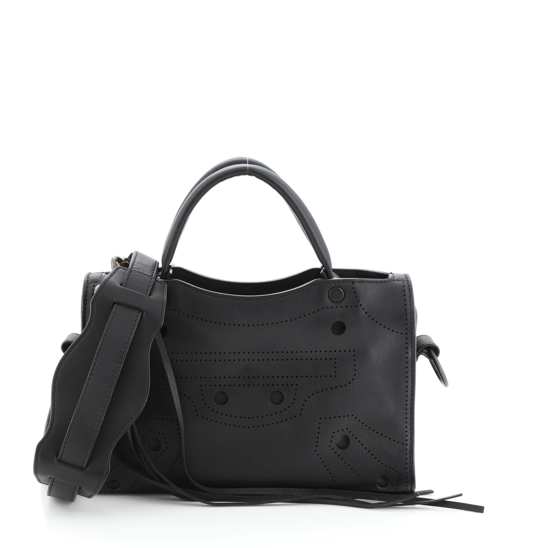 Blackout City Bag Leather Mini