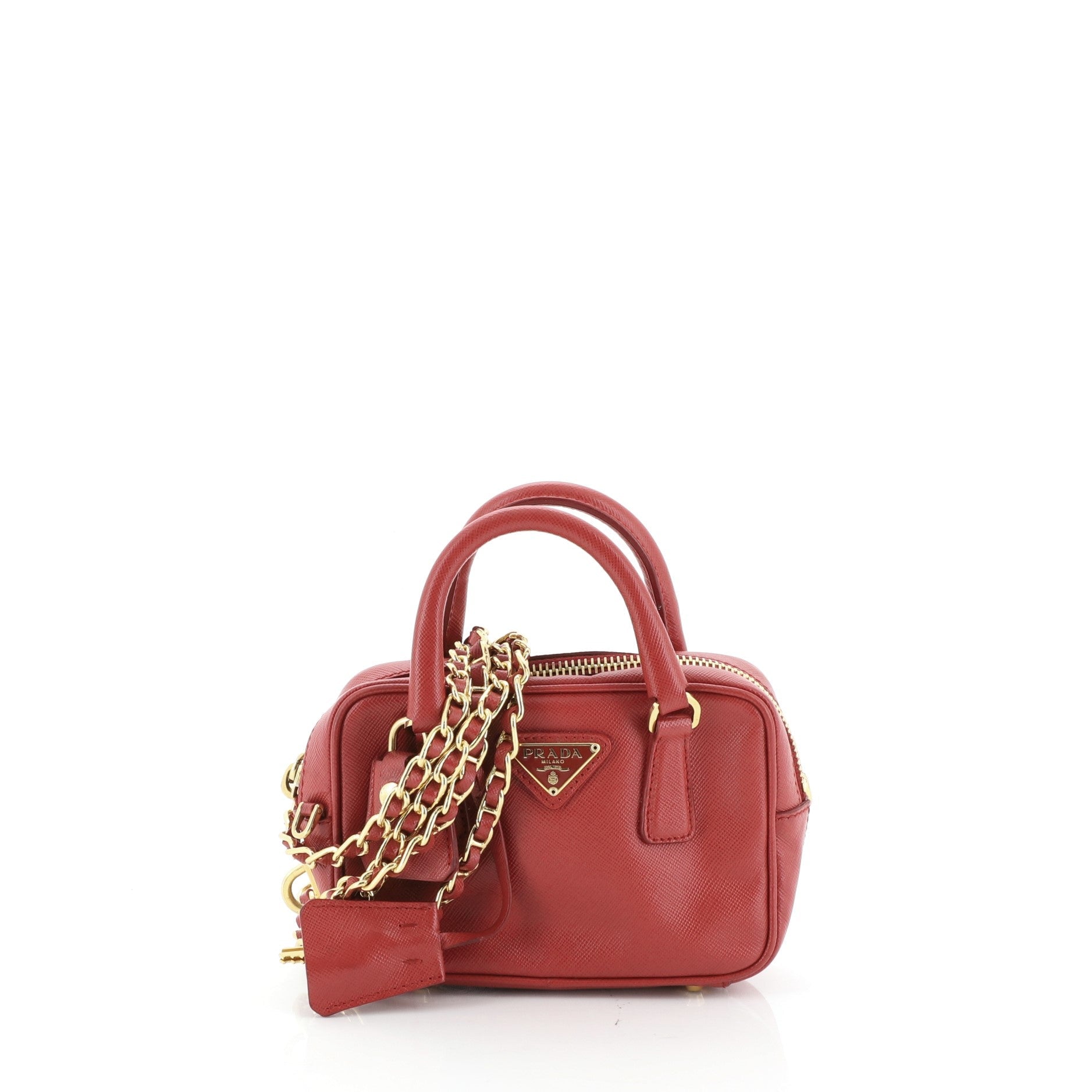Bauletto Bag Saffiano Leather Mini